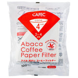 2 Cup Cafec ABACA Filter Paper 100 pack